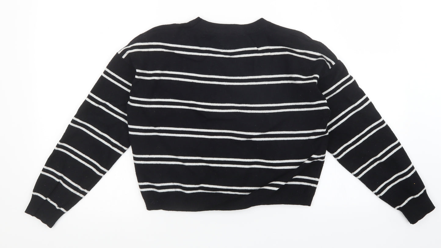 New Look Girls Multicoloured Striped  Pullover Jumper Size 14-15 Years
