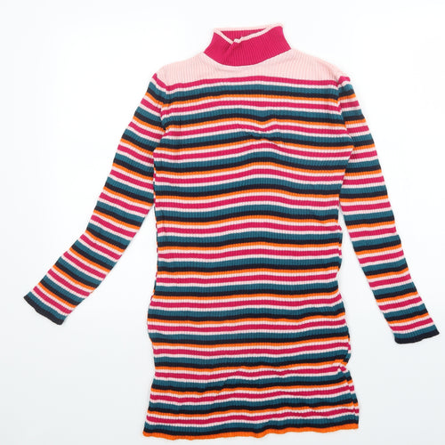 rokoko Womens Multicoloured Striped  Pullover Jumper Size XS