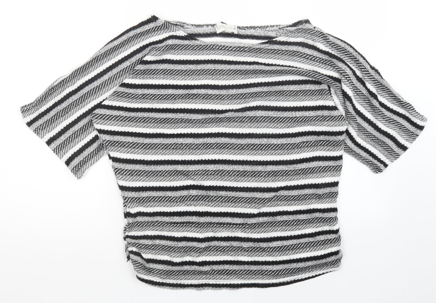 Apricot Womens Multicoloured Striped  Pullover Jumper Size 14