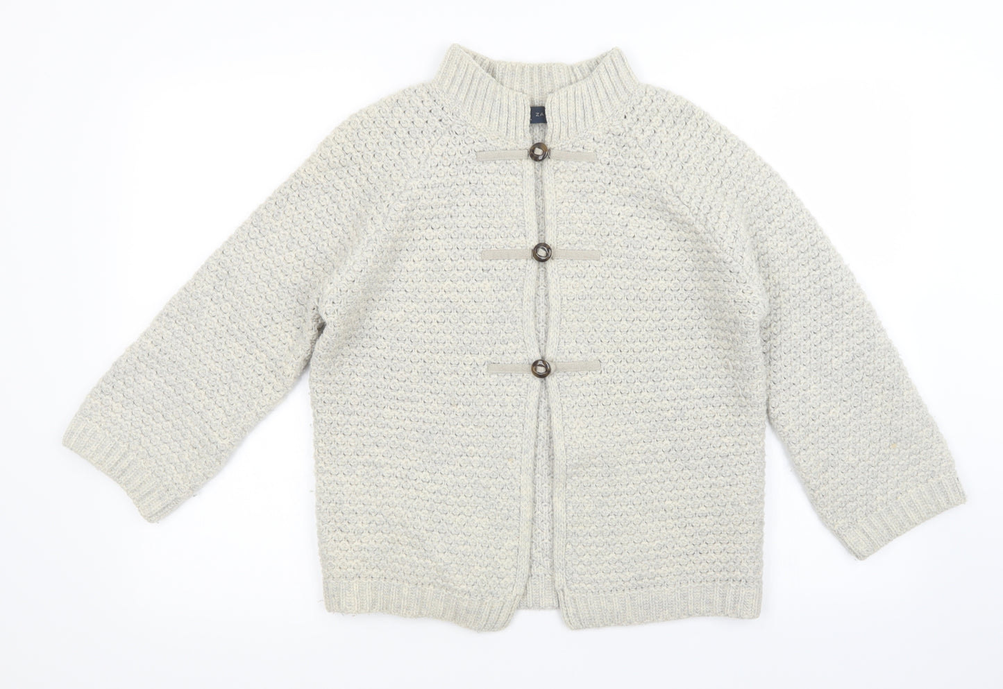 Zara Womens Beige   Cardigan Jumper Size L