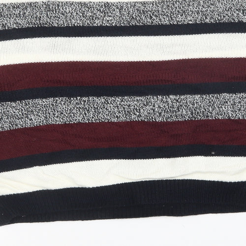 Divided Womens Multicoloured Striped  Pullover Jumper Size S