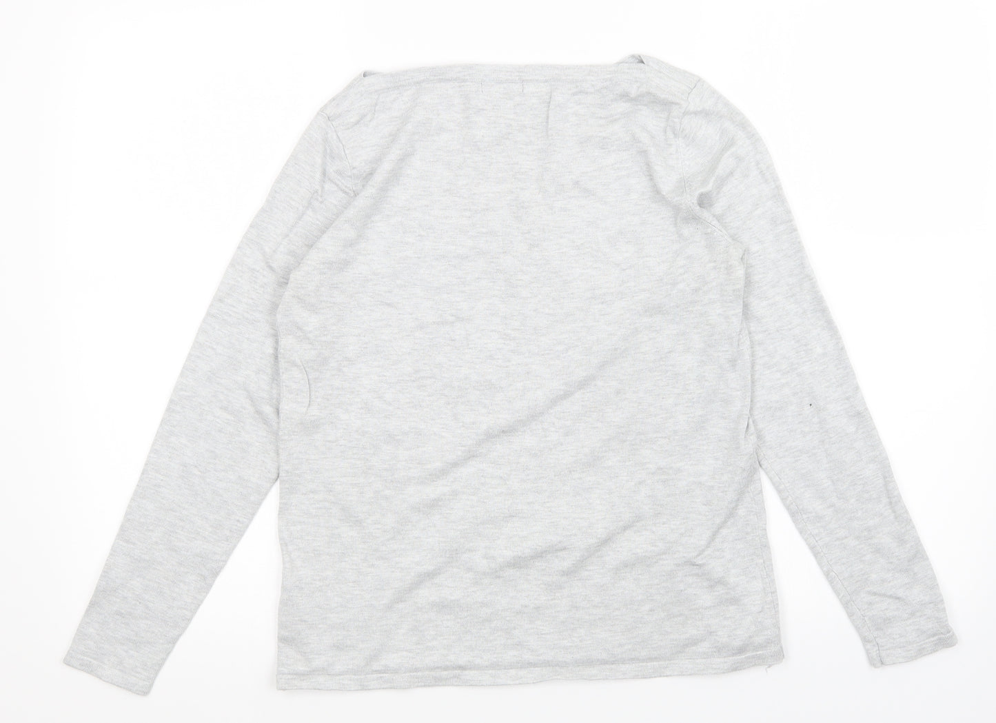 M&Co Womens Grey   Pullover Jumper Size 12