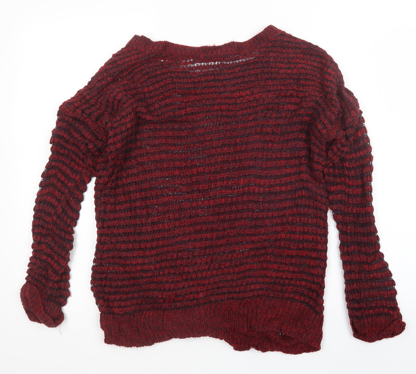 Atmosphere Womens Red Striped  Pullover Jumper Size 12
