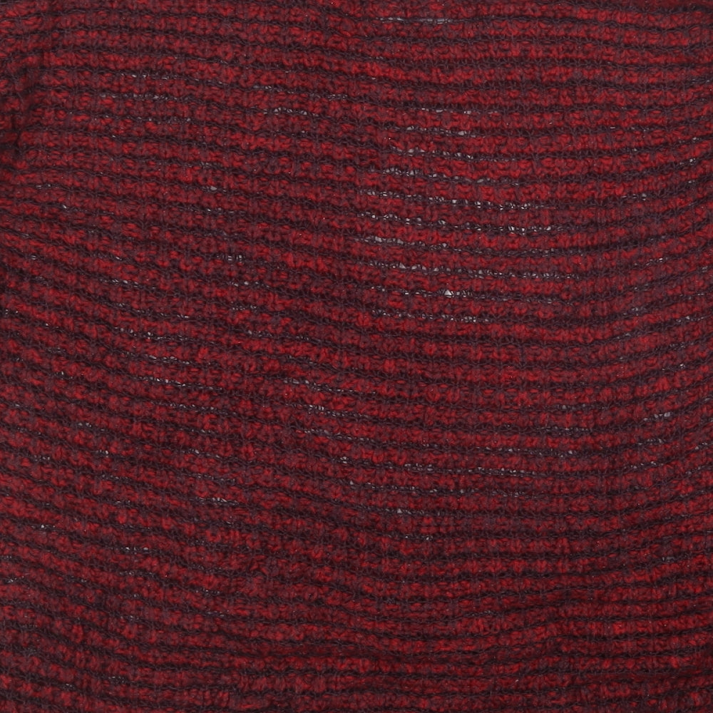 Atmosphere Womens Red Striped  Pullover Jumper Size 12