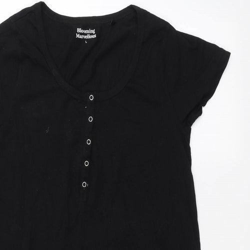 Blooming Marvellous Womens Black   Basic T-Shirt Size L