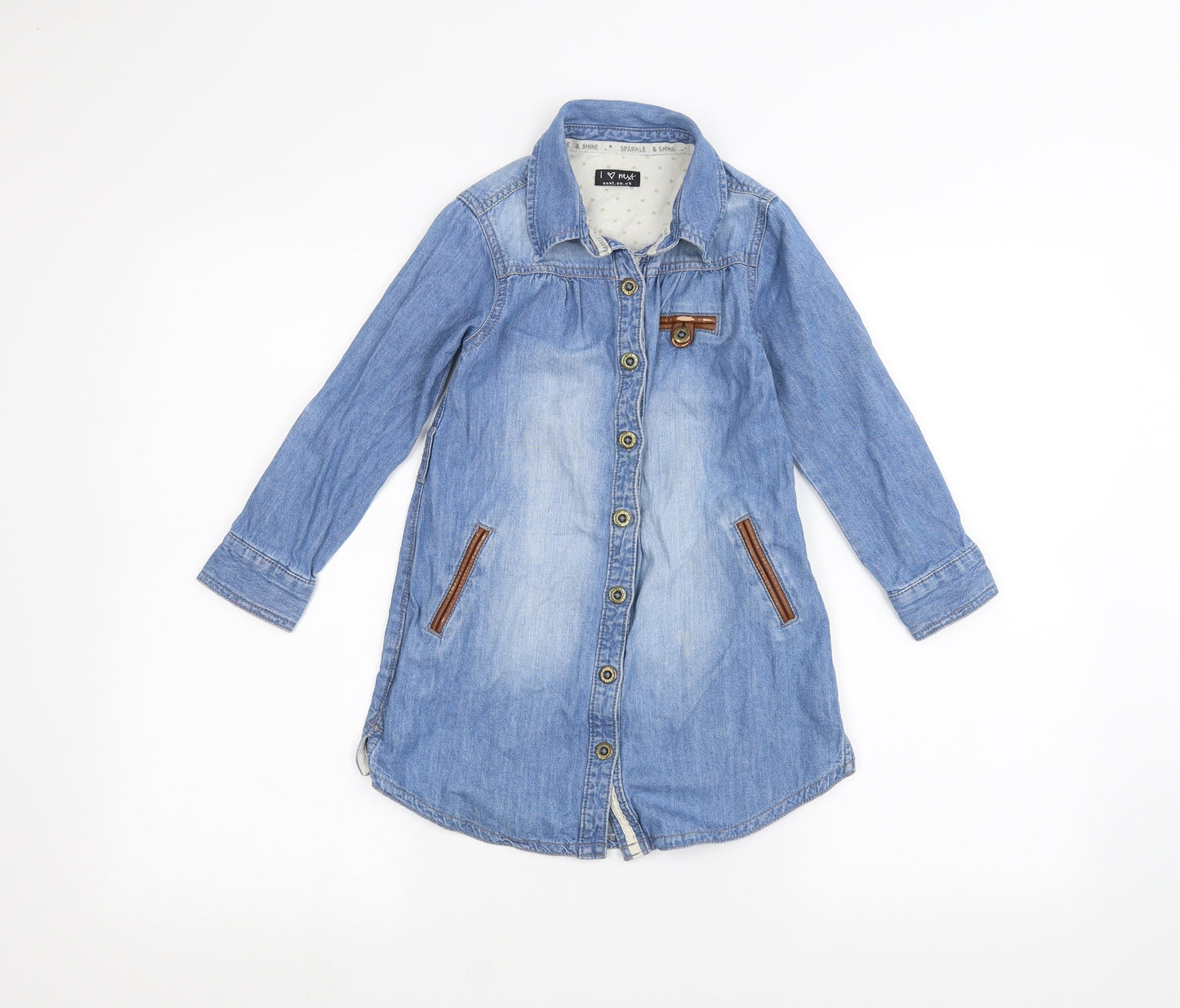 NEXT Girls Blue   Jacket  Size 6 Years