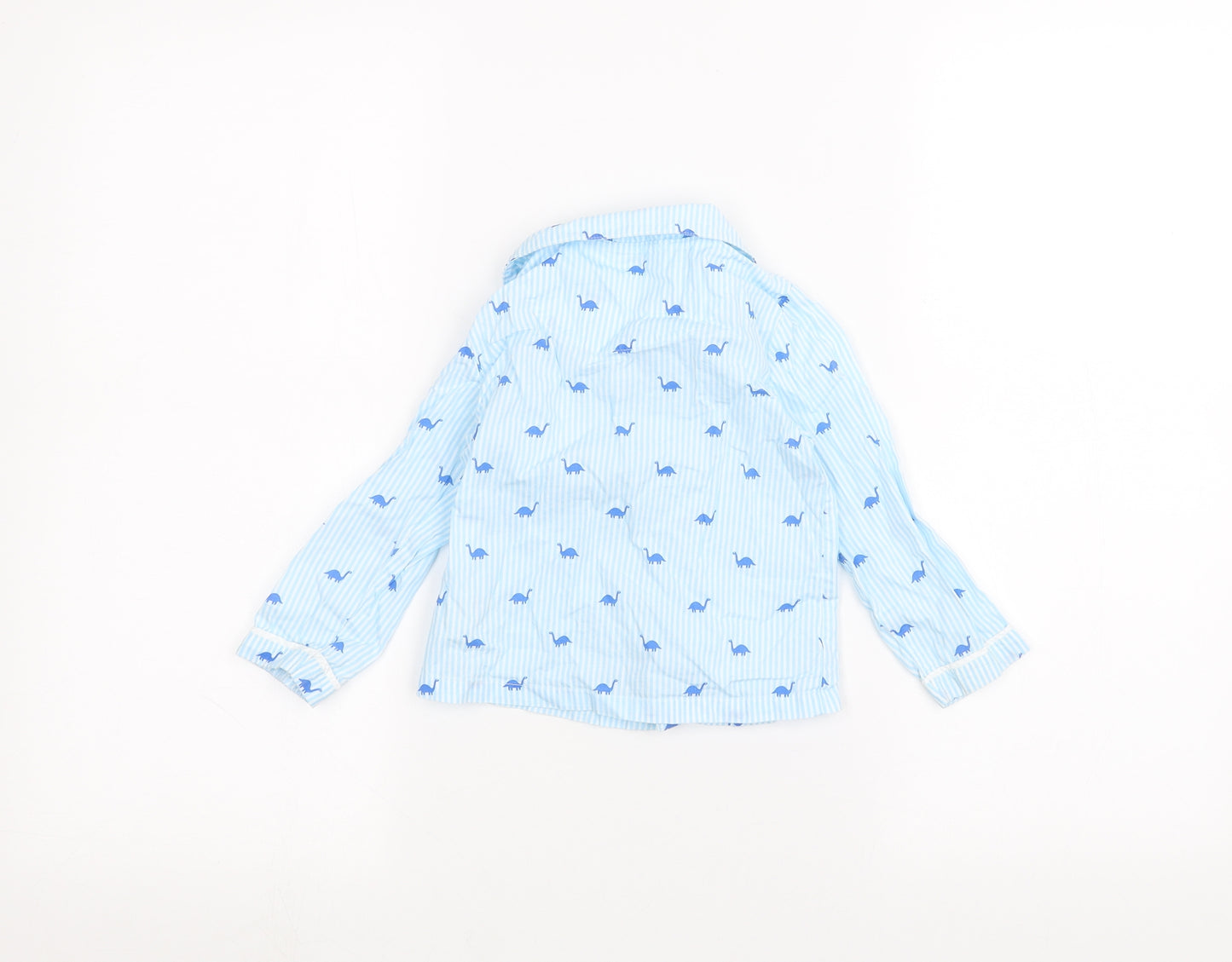 John Lewis Baby Blue   Basic Button-Up Size 12-18 Months
