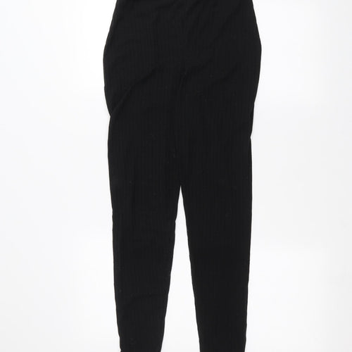 Boohoo Womens Black   Trousers  Size 10 L25 in