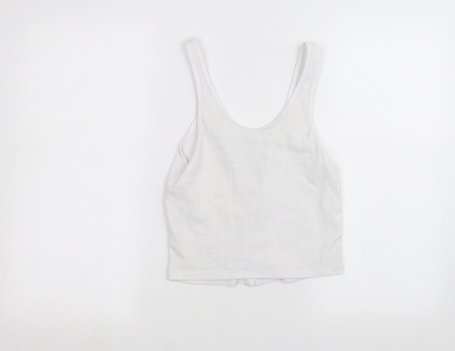 New Look Womens White   Basic Tank Size 10