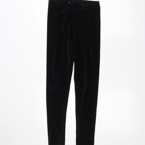 M&Co Girls Black   Sweatpants Trousers Size 11-12 Years