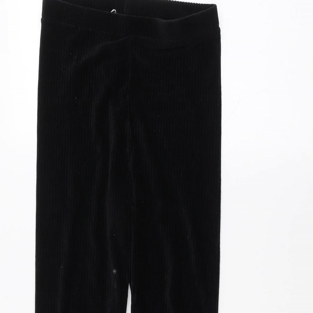 M&Co Girls Black   Sweatpants Trousers Size 11-12 Years