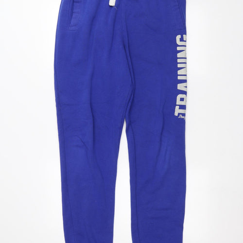 oxylane Mens Blue   Sweatpants Trousers Size XL L28 in