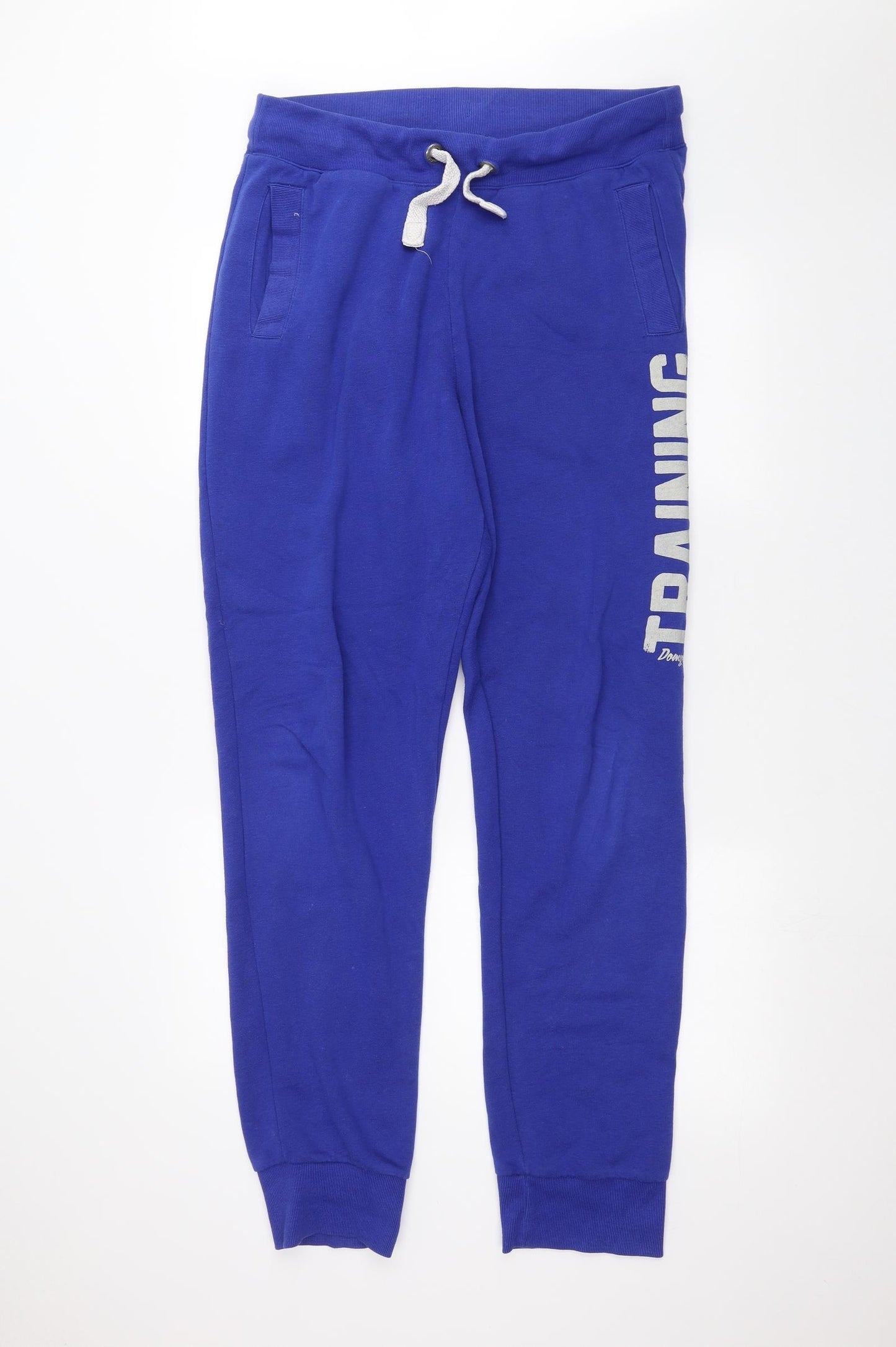 oxylane Mens Blue   Sweatpants Trousers Size XL L28 in