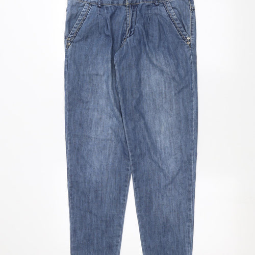 Denim & Co. Womens Blue   Skinny Jeans Size 10 L27 in