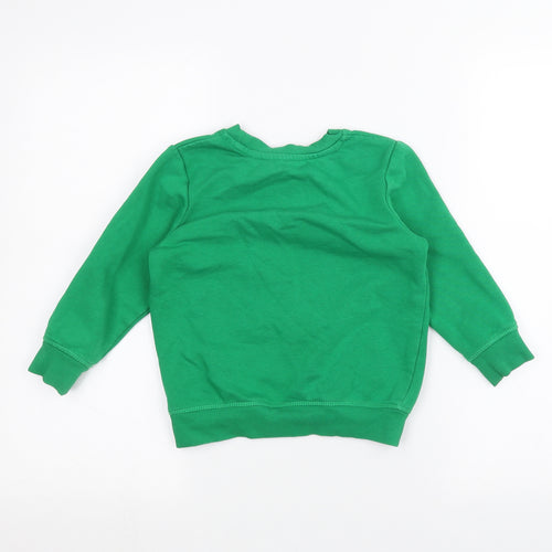 George Boys Green   Pullover Jumper Size 3-4 Years