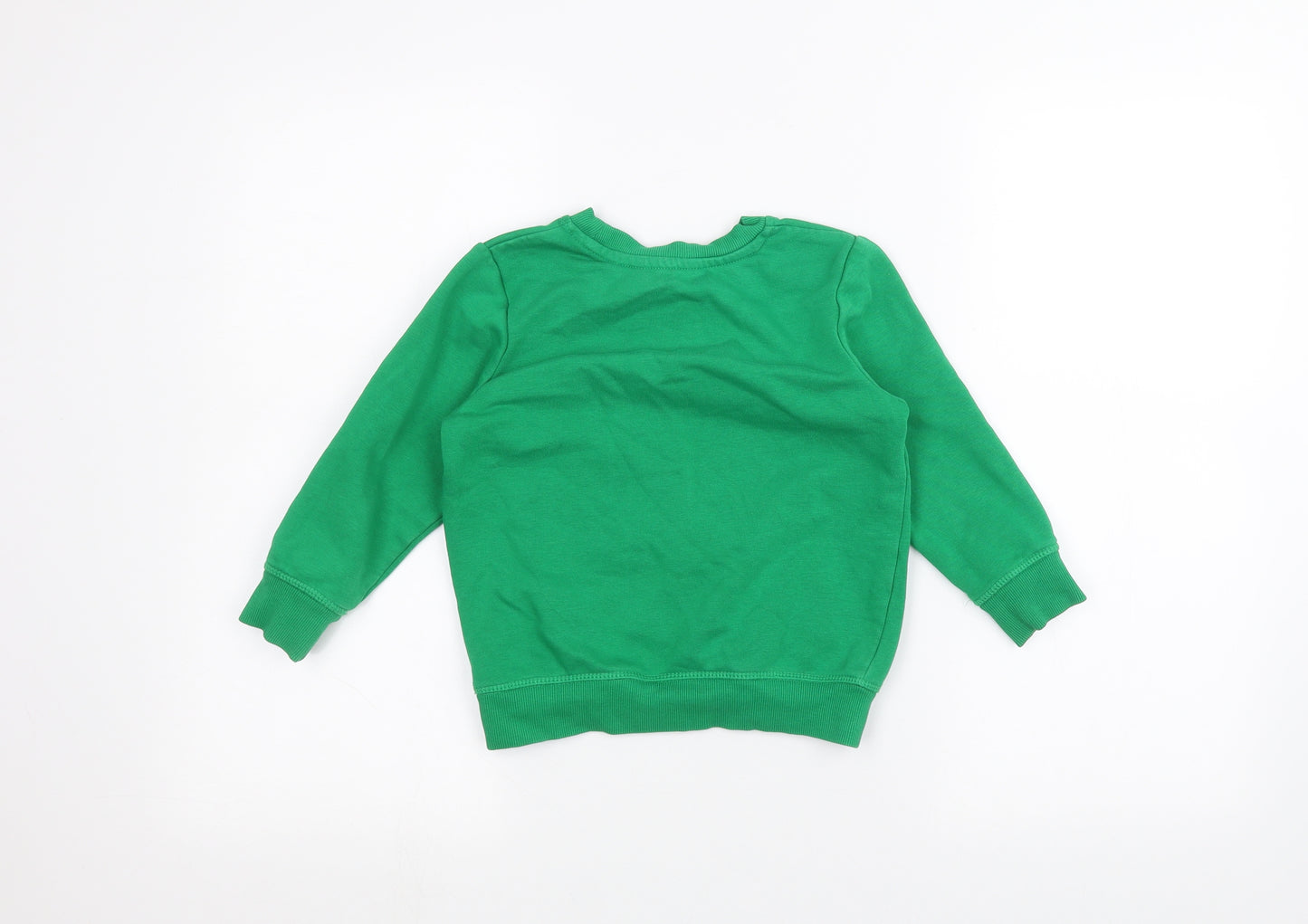 George Boys Green   Pullover Jumper Size 3-4 Years