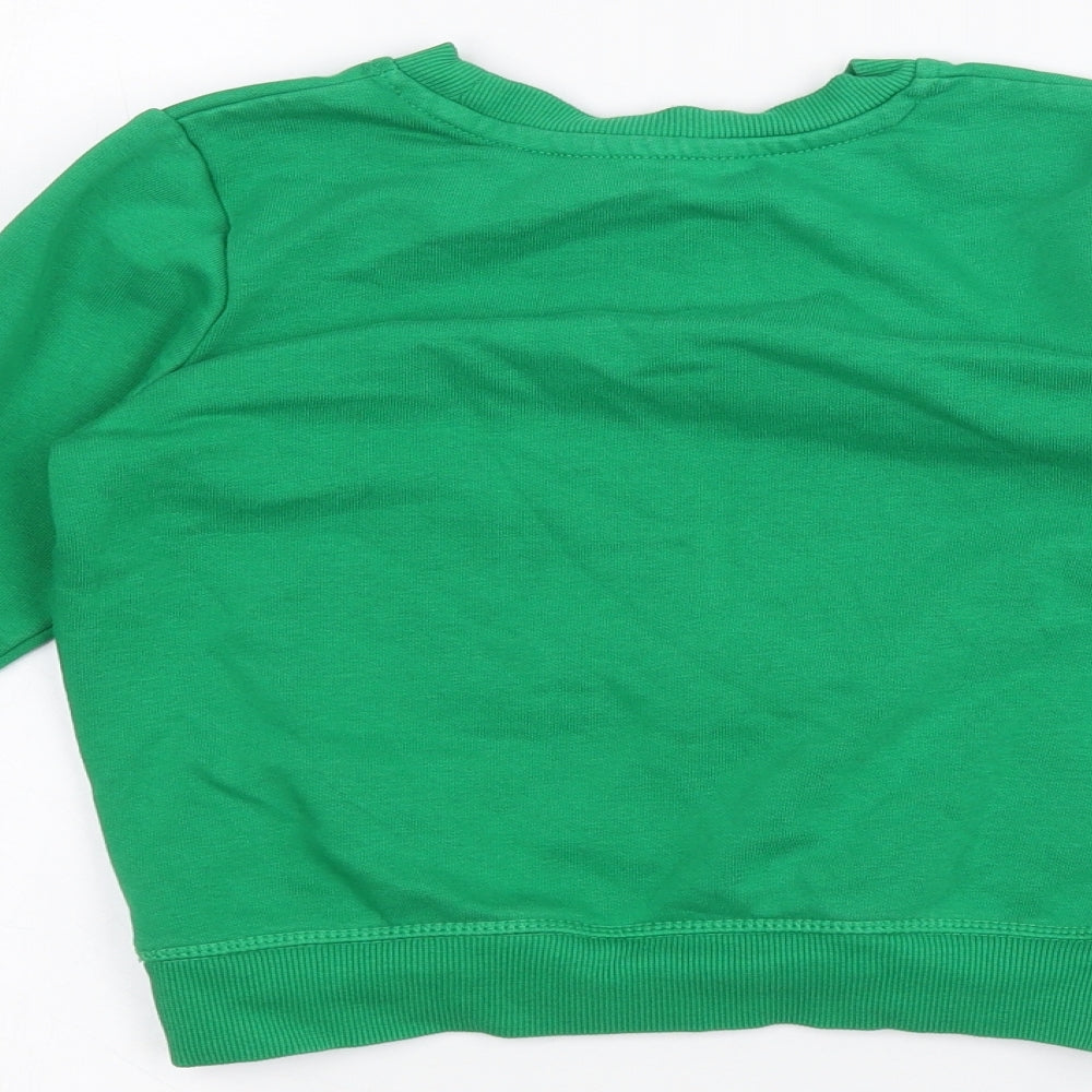 George Boys Green   Pullover Jumper Size 3-4 Years