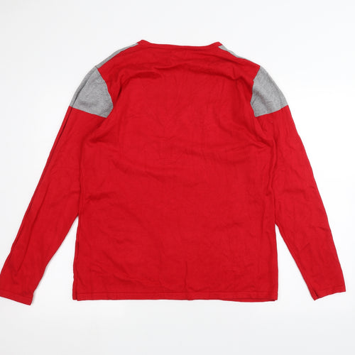 Dixie Womens Red   Pullover Jumper Size XL