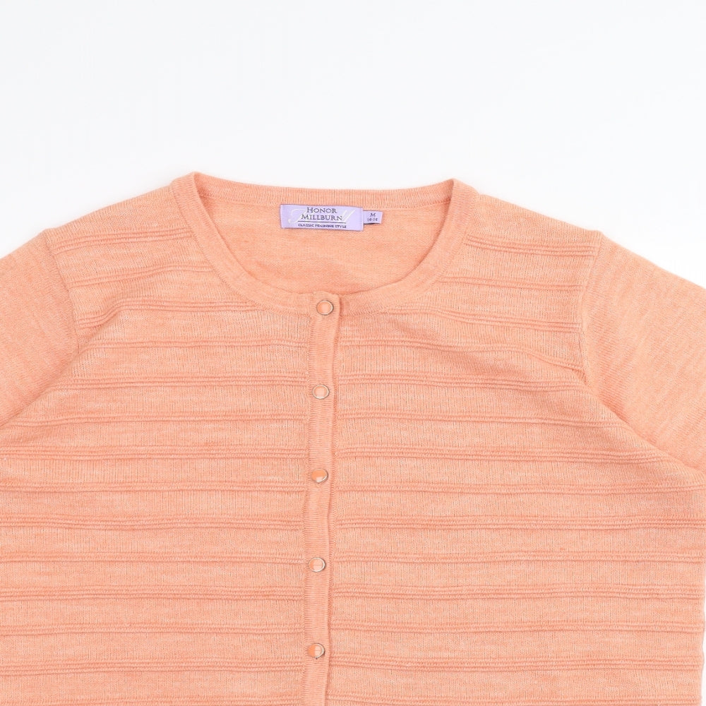 Honor Milburn Womens Pink   Cardigan Jumper Size M