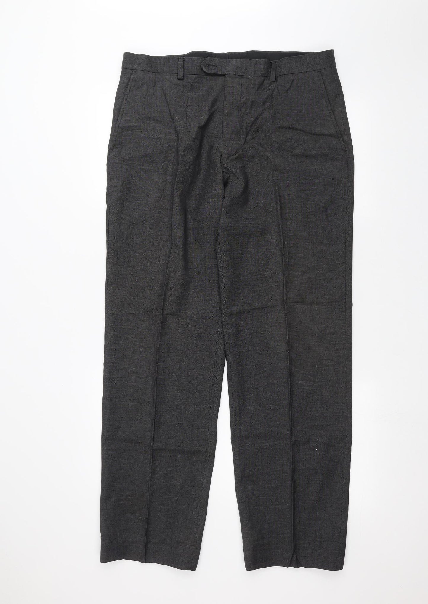 Marks and Spencer Mens Black   Trousers  Size 36 in L31 in