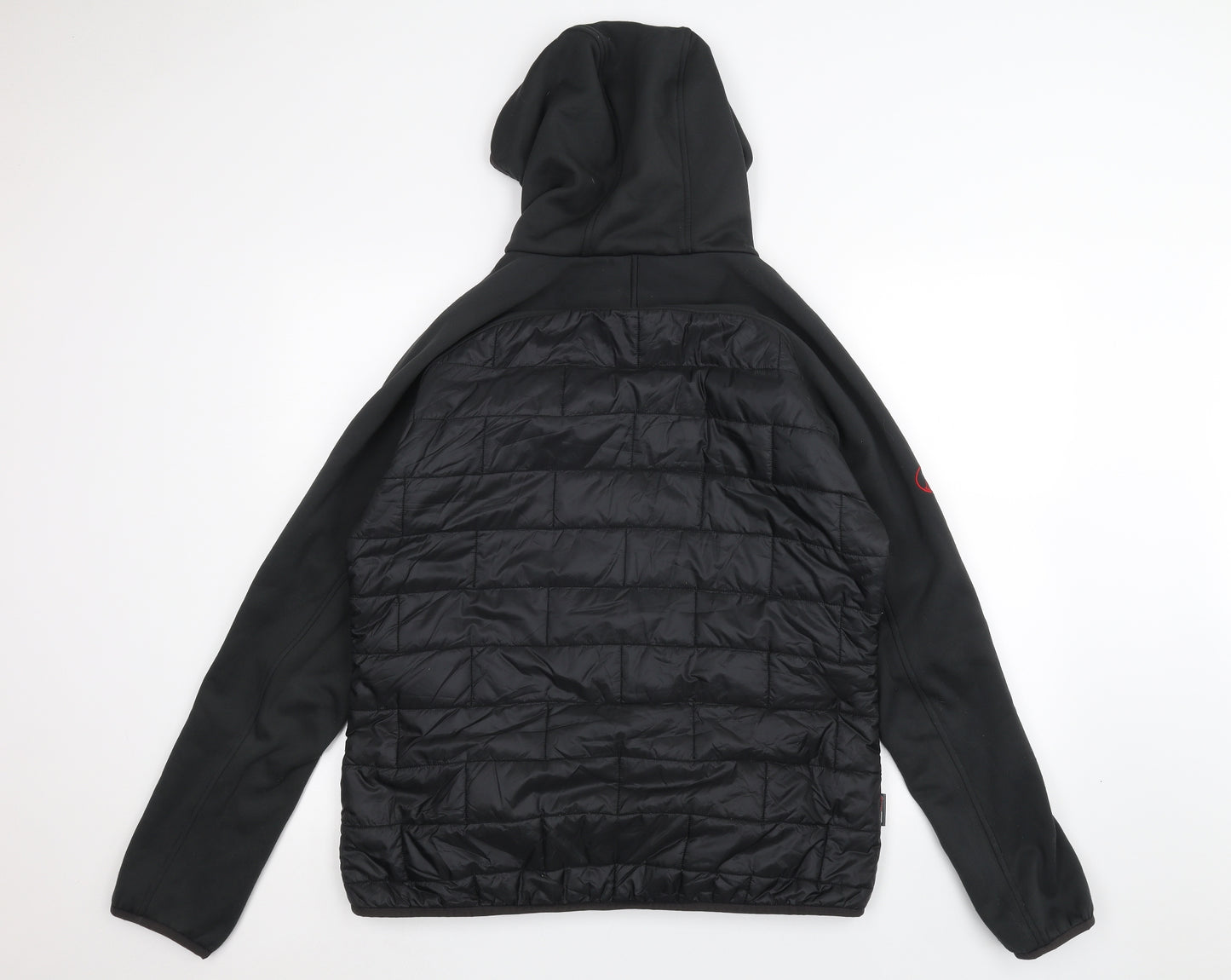North Ridge Mens Black   Parka Coat Size L