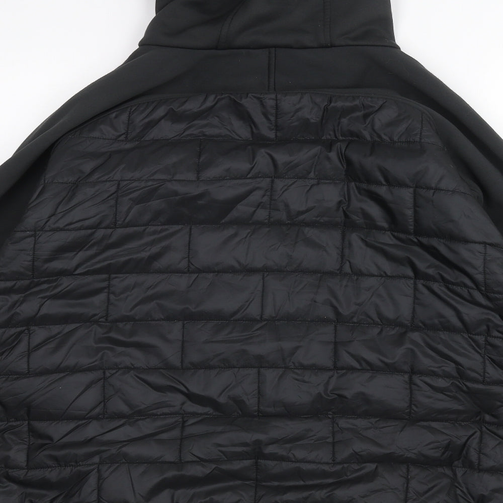 North Ridge Mens Black   Parka Coat Size L