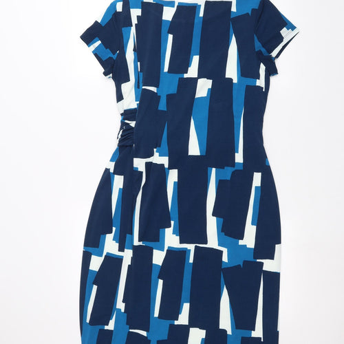 Roman Womens Blue   Pencil Dress  Size 14