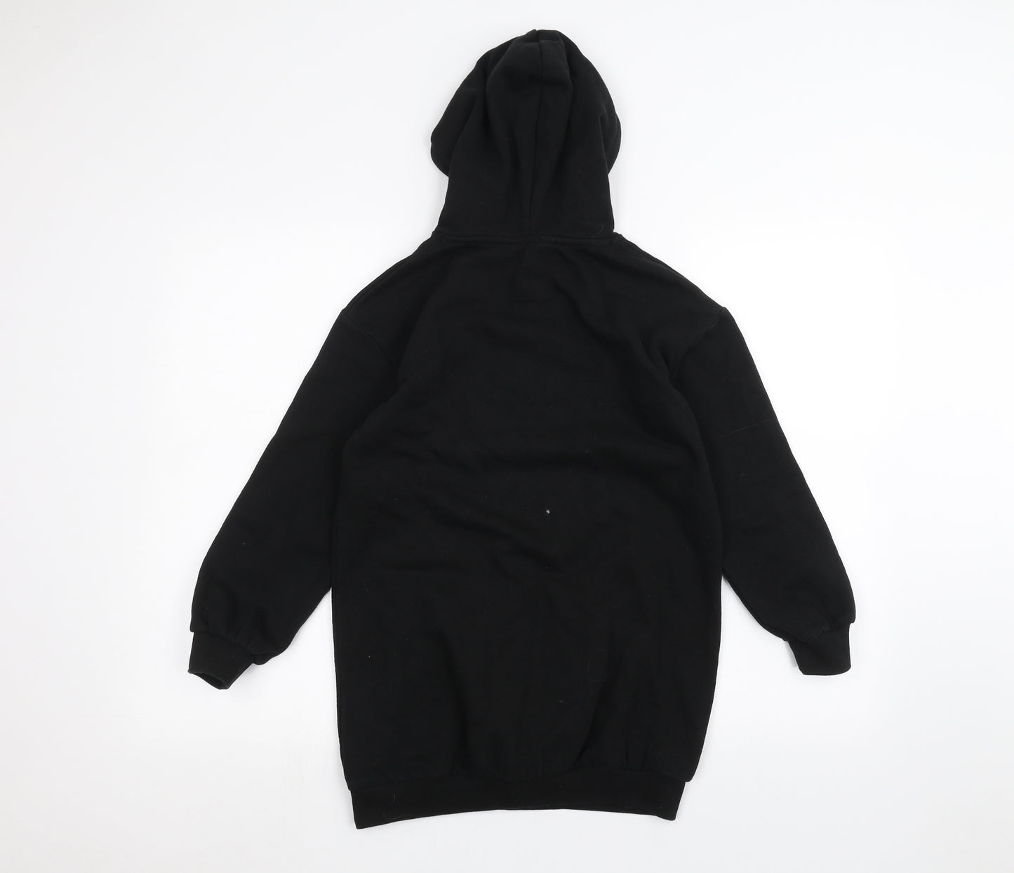 Matalan Girls Black   Pullover Hoodie Size 10 Years