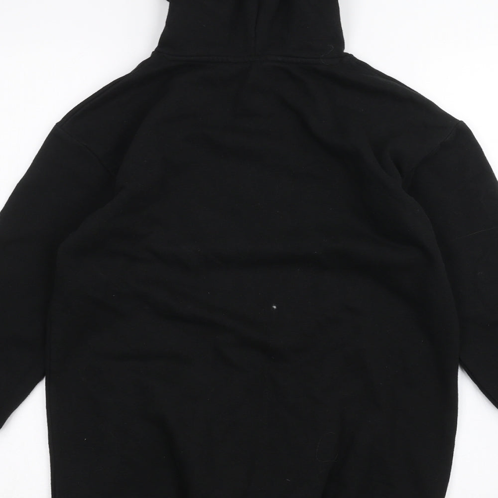 Matalan Girls Black   Pullover Hoodie Size 10 Years