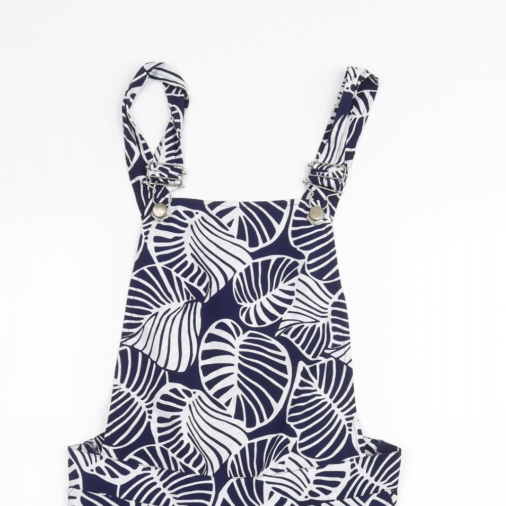 Atmosphere Womens Blue Floral  Jumpsuit One-Piece Size 8
