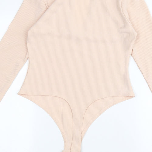 Missyempire Womens Pink   Bodysuit One-Piece Size 12