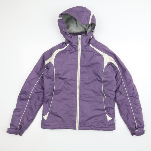 Trespass Womens Purple   Parka Coat Size 10