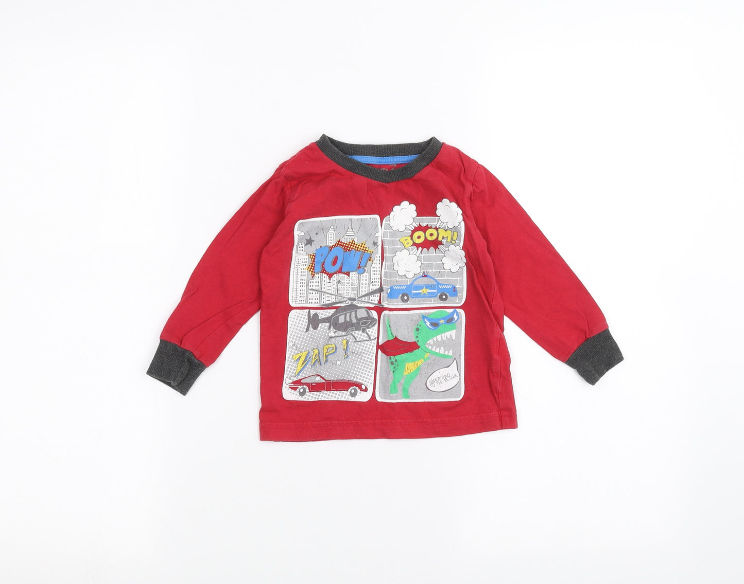 Matalan Baby Red   Basic T-Shirt Size 12-18 Months