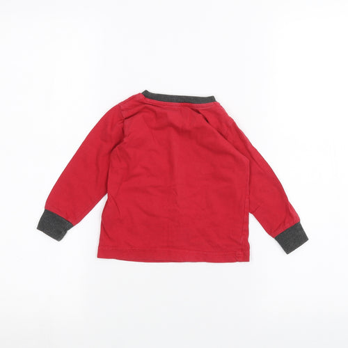 Matalan Baby Red   Basic T-Shirt Size 12-18 Months