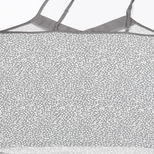 Primark Womens Grey Animal Print  Basic Blouse Size M  - Love to lounge