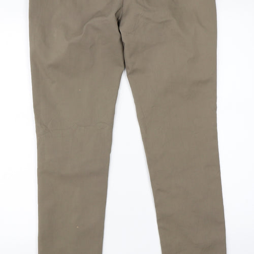 Preworn Womens Green   Dress Pants Trousers Size XL L30 in