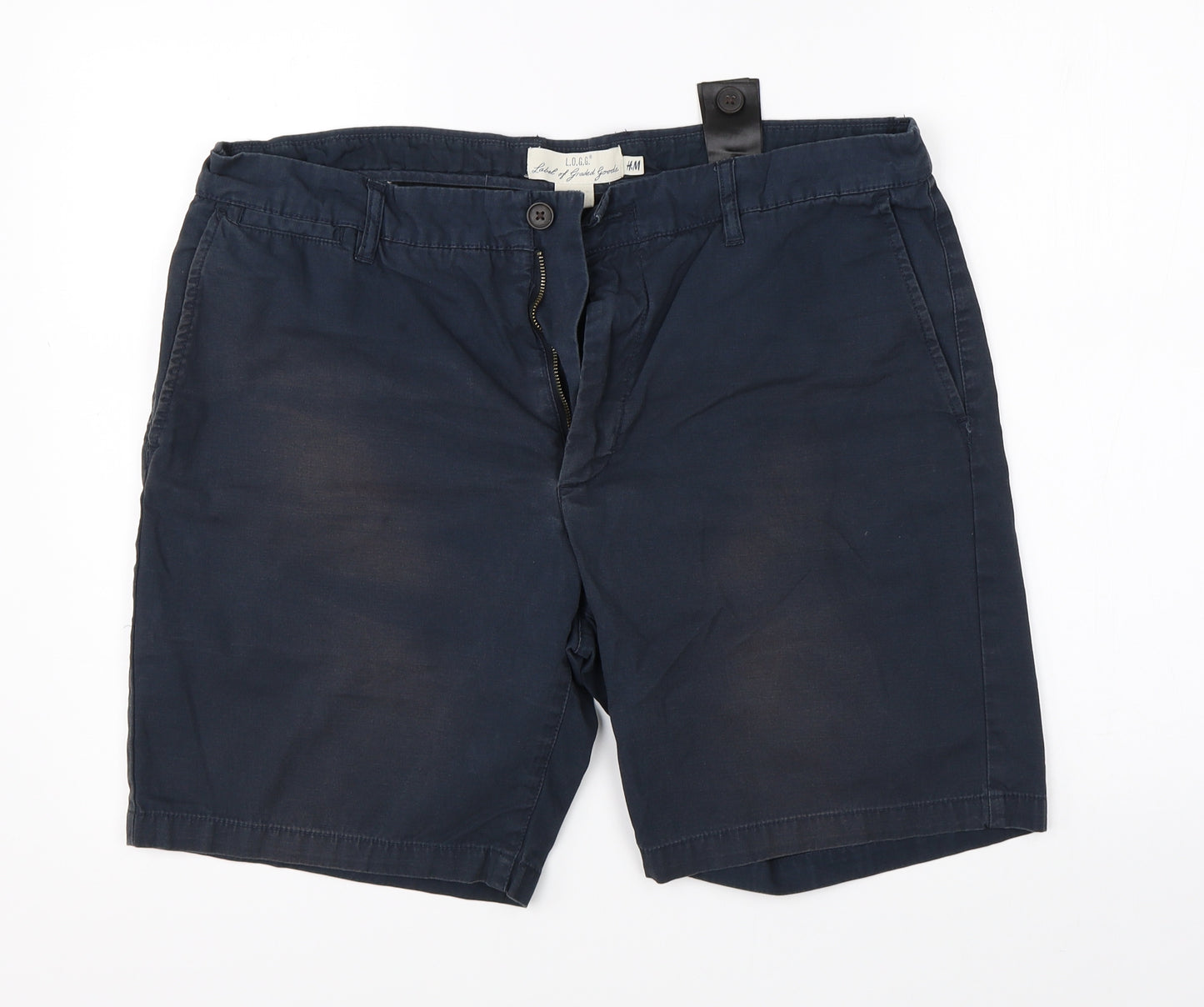 H&M Womens Blue   Cargo Shorts Size 8