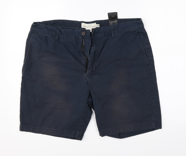 H&M Womens Blue   Cargo Shorts Size 8