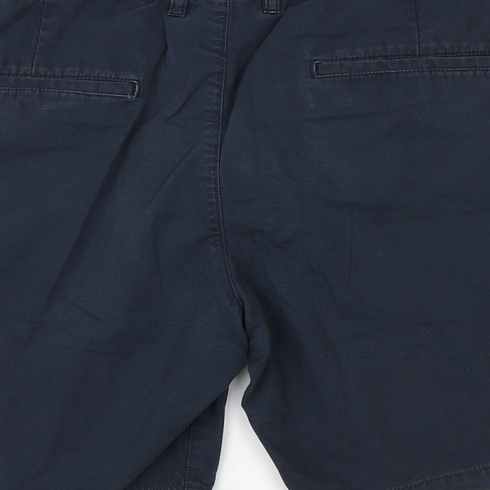 H&M Womens Blue   Cargo Shorts Size 8