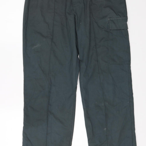 Alisco Mens Blue   Cargo Trousers Size 35 L28 in