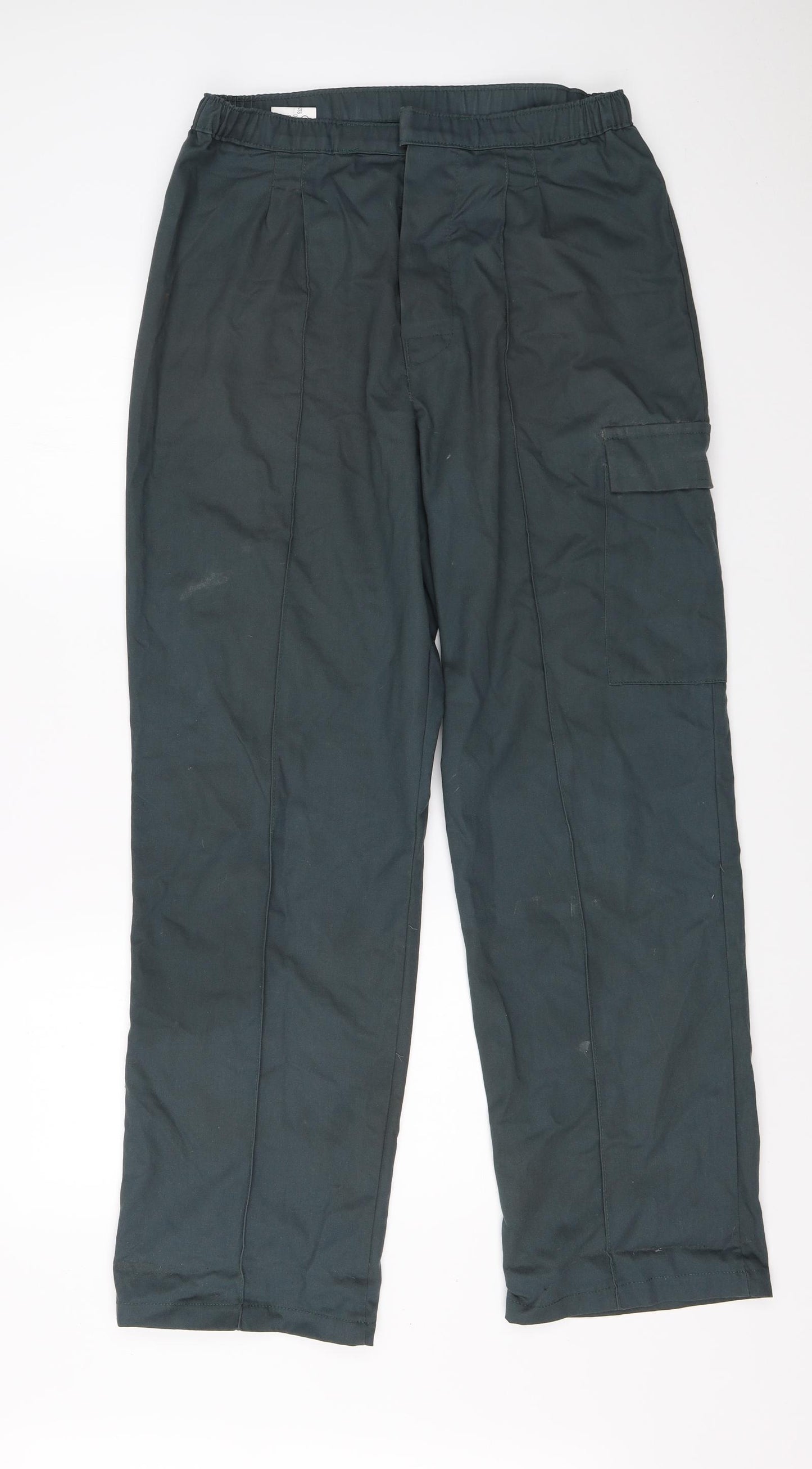 Alisco Mens Blue   Cargo Trousers Size 35 L28 in