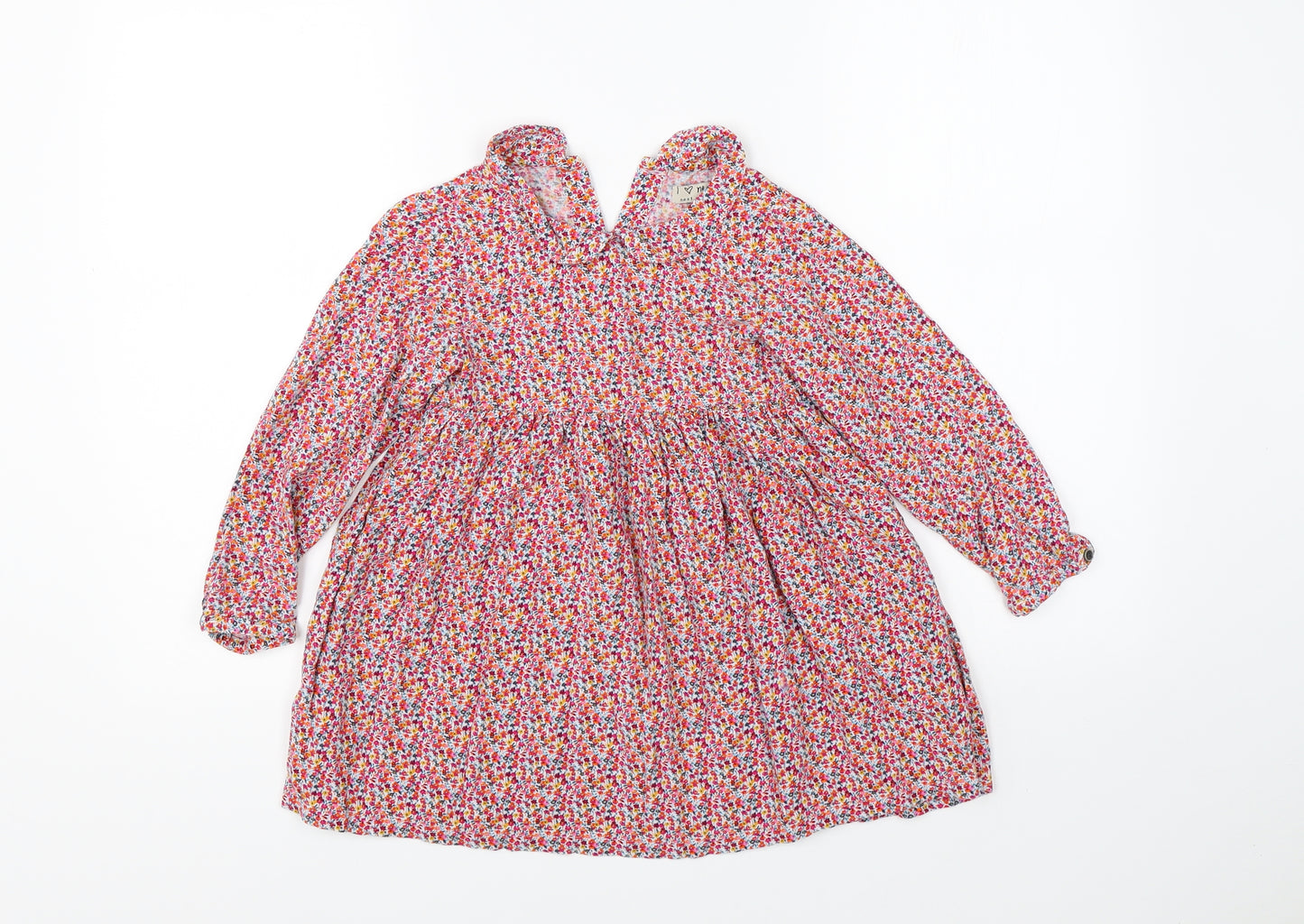 NEXT Girls Pink Floral  A-Line  Size 5-6 Years
