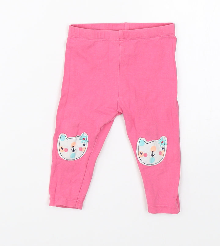 Mothercare Girls Pink Pyjama Pants Size 6-7 Years