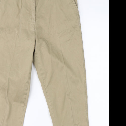 Bonmarché Womens Beige   Cargo Trousers Size 12 L27 in