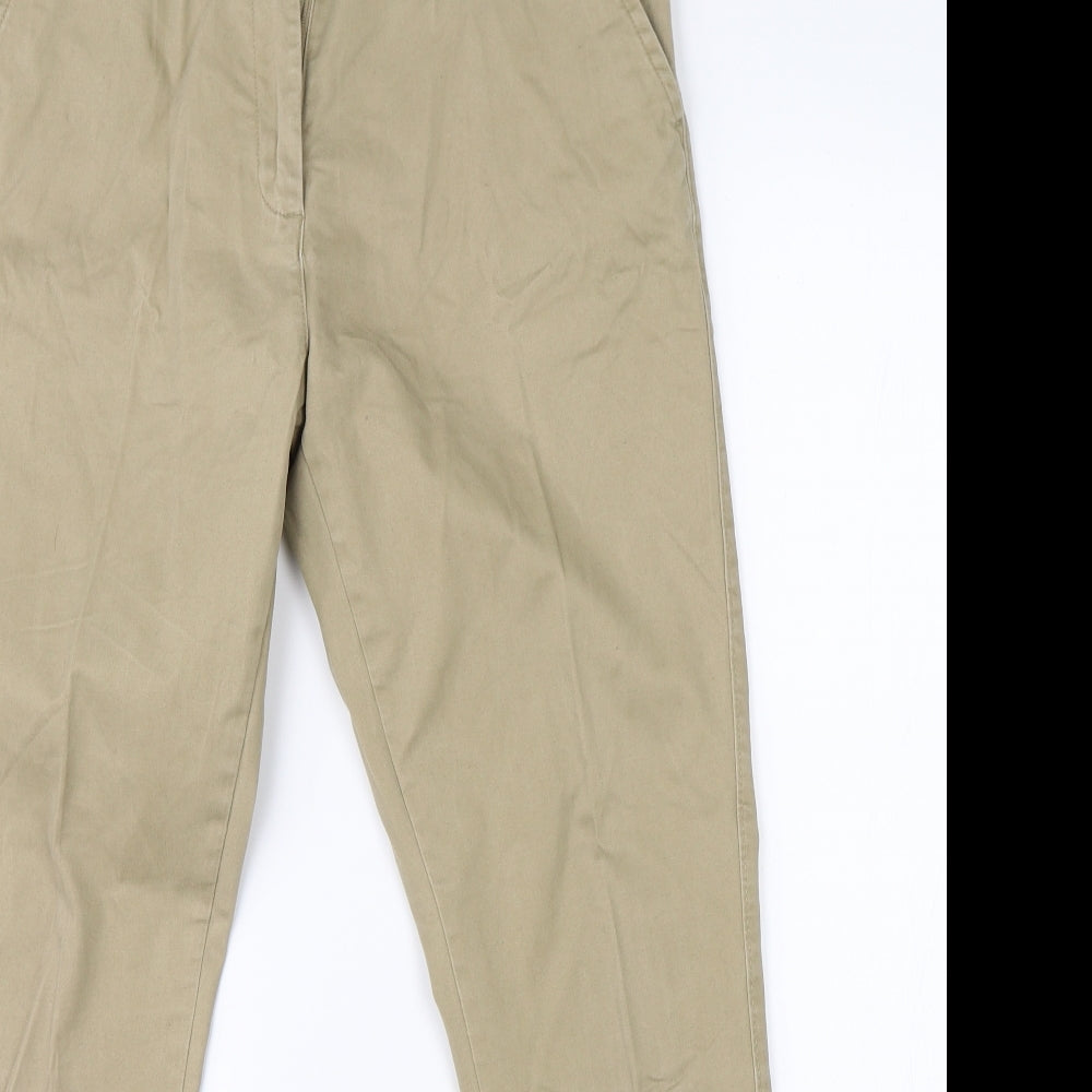 Bonmarché Womens Beige   Cargo Trousers Size 12 L27 in