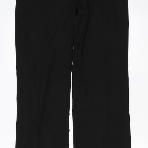 AMARANTO Womens Black   Dress Pants Trousers Size 12 L30 in