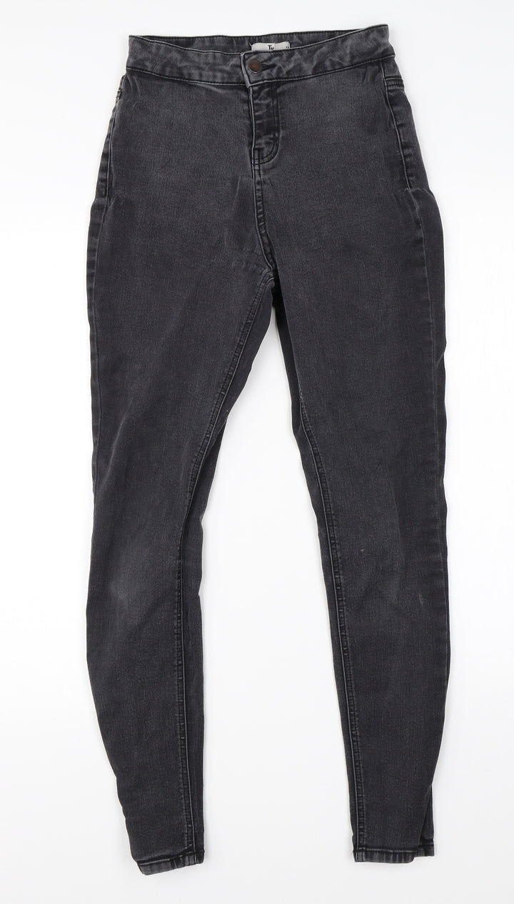 TU Womens Black Denim Skinny Jeans Size 8 L26 in