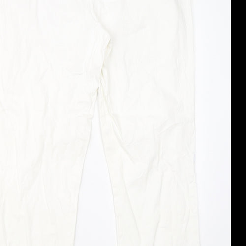 Ulla Popken Womens White   Trousers  Size 18 L28 in