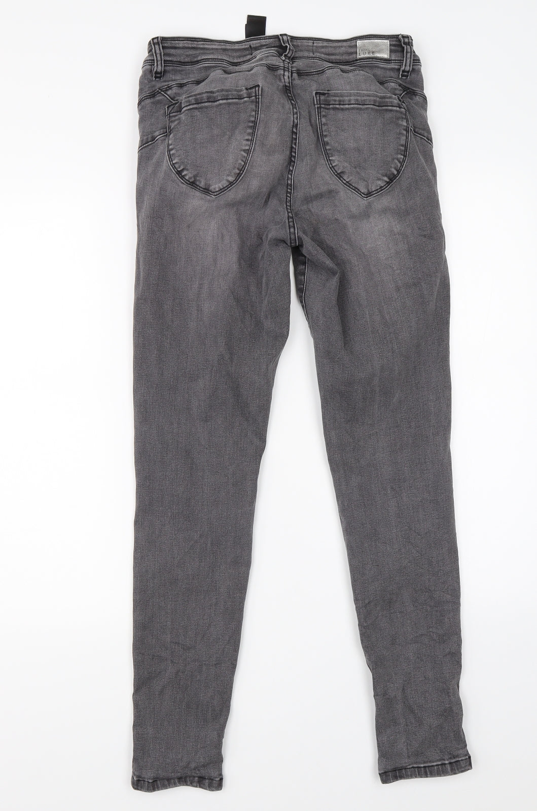 NEXT Womens Grey  Denim Skinny Jeans Size 12 L28 in