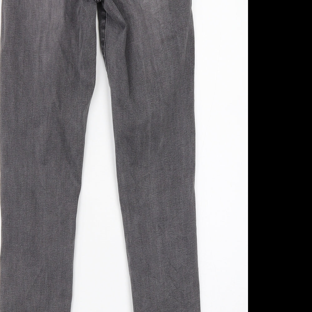 NEXT Womens Grey  Denim Skinny Jeans Size 12 L28 in